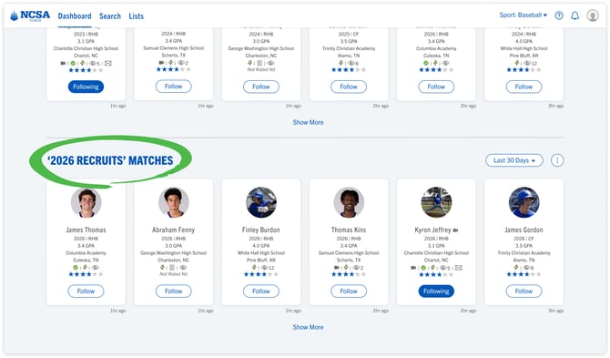 Dashboard - New Matches to Saved Searches - Large